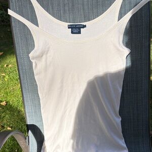 Ralph Lauren Women's Off-White Tank Top